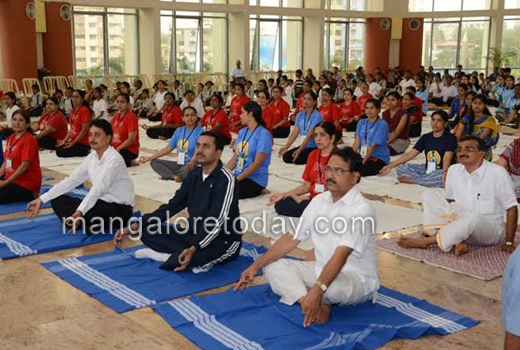 International Yoga Day observed with enthusiasm across Mangaluru 1